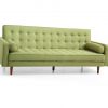 Erica  3 Seater Sofa Bed , Green