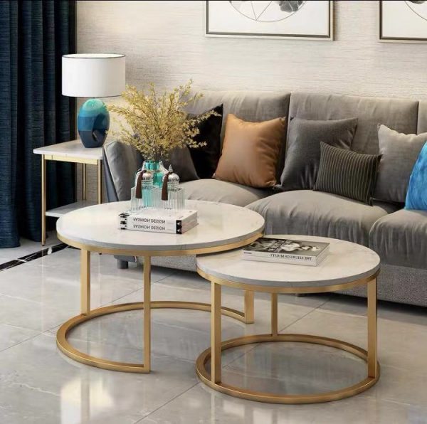 Milan Marble coffee table set - Image 2