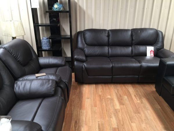 Romeo 1+1+3 Leather Sofa with recliner