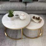 Milan Marble coffee table set