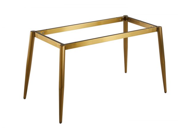 Issac Gold Base Dining Table - Image 5
