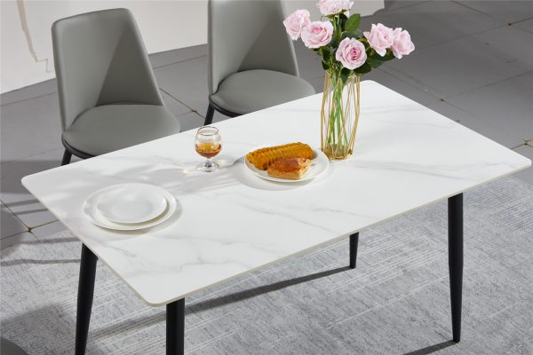Issac Black Base  Dining Table - Image 2