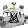 Newton Black Base Dining Table