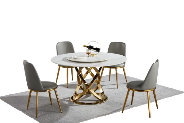 Pari CY -210  Dining Chair  Gold Frame - Image 2