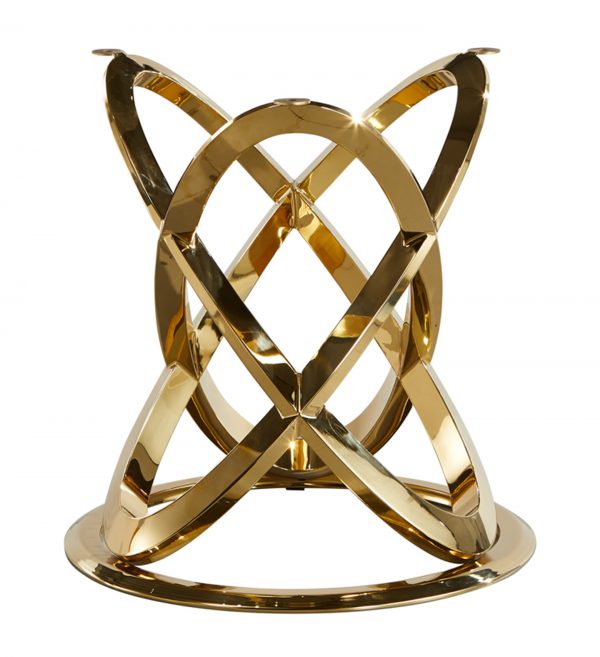 Newton Gold Base Dining Table - Image 3
