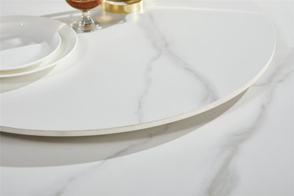 Newton Black Base Dining Table - Image 5
