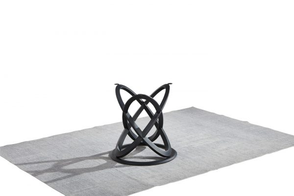 Newton Black Base Dining Table - Image 3