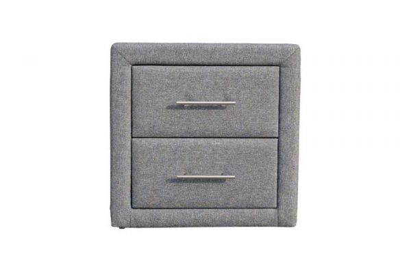 Bonny Linen Fabric Bedside Table