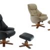 Phobie Recliner Chair with footstool