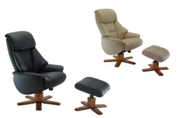 Phobie Recliner Chair with footstool