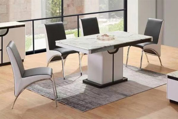 Tiffany Marble Top Dining Table