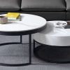 Zara Coffee Table with Draw ,Black Frame