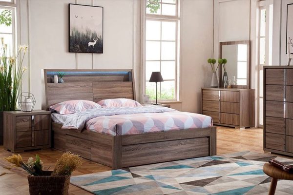 Boston Storage Bed -- D , Q , K