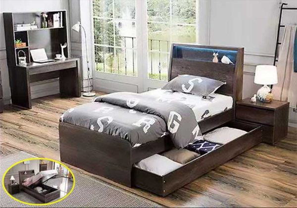 Breton  Storage Bed -- S , KS - Image 2