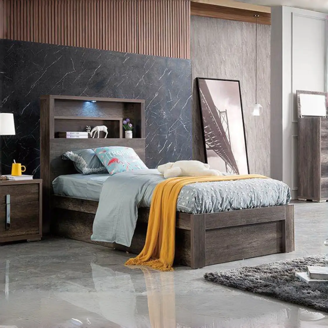 Attic Storage Bed --King Single