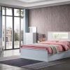 Davinci Ivory White Storage Bed -- D, Q , K