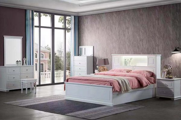 Davinci Ivory White Storage Bed -- D, Q , K