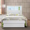 Belinda Gloss White Storage Bed -- S, KS