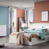 Alicia Ivory White Storage Bed -- D, Q , K