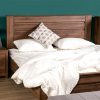 Jason Bed in Walnut --D, Q