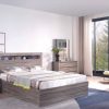 Milan Gas lift Storage bed  Oak -- KS, D , Q , K