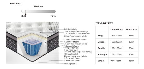 Deluxe Plush Memory Pillow Top Mattress - Image 2
