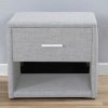 Eliz Bedside Table , Grey