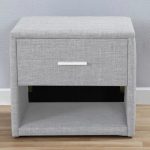 Eliz Bedside Table , Grey