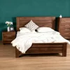 Jason Bed in Walnut --D, Q