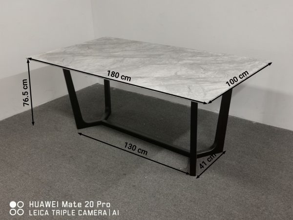 Sylvia Marble Top Dining Table - Image 2