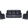 Pinnacle Full Leather Lounge with Electric Recliner , USB port