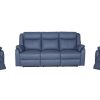 Pinnacle Full Leather Lounge with Electric Recliner , USB port