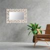 TASMAN SMALL MIRROR 60X90X2.5CM-L.WHITE WASH