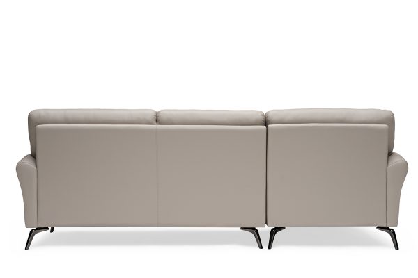 Joyce Leather Lounge -- Beige Colour - Image 4