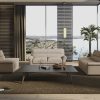 Manhattan Leather Lounge --Khaki