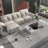 Joyce Leather Lounge -- Beige Colour