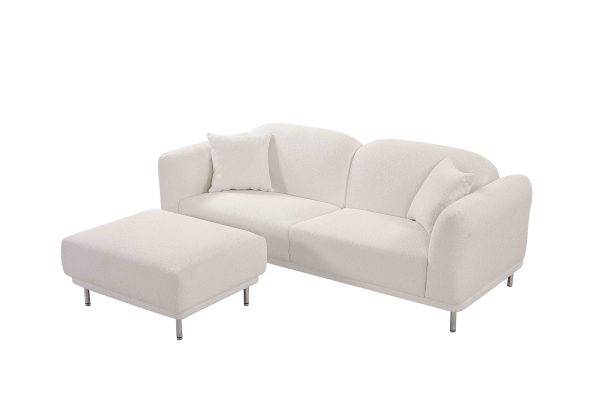 Argyle Sofa upholstered in Boucle Fabric - Image 2