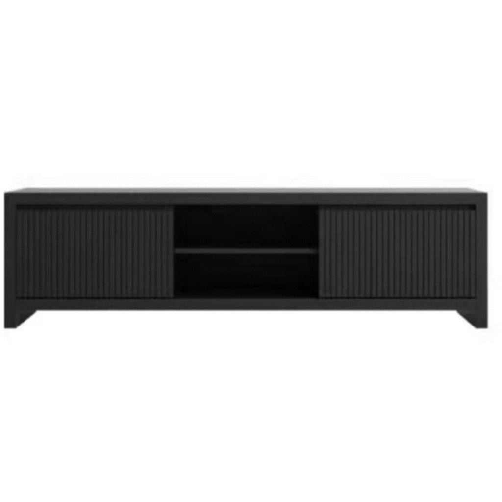 Aspen TV unit Black Ash Rainbow Star Furniture