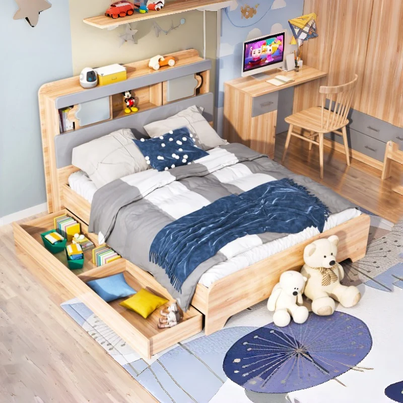 Botany Bed with Drawers --- KS , D , Q