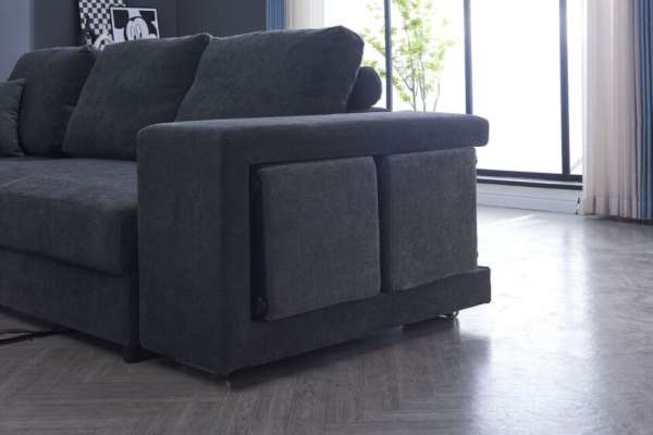 George 5 seater Fabric Lounge with Sofa Bed - Image 4