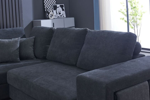 George 5 seater Fabric Lounge with Sofa Bed - Image 3