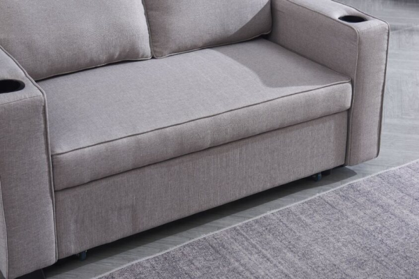 Ashley 2 Seater Fabric Sofa bed - Image 3