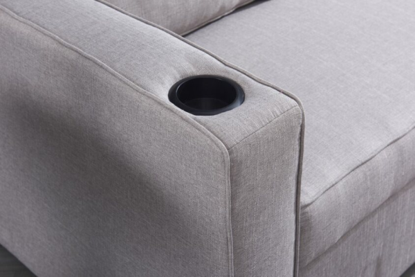 Ashley 2 Seater Fabric Sofa bed - Image 4