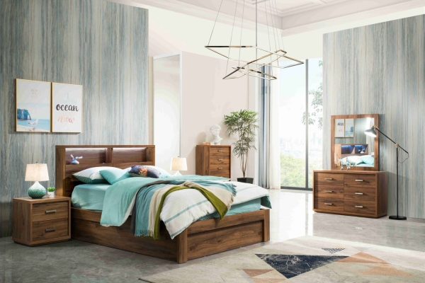 London Storage Bed -- D , Q , K