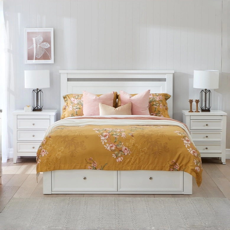 Tina Timber Bed -- D , Q , K